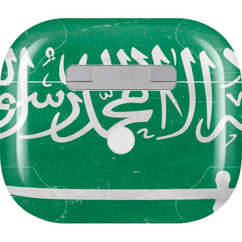 Saudi Arabia Flag Distressed Apple AirPods (3rd Gen 2021) Skin
